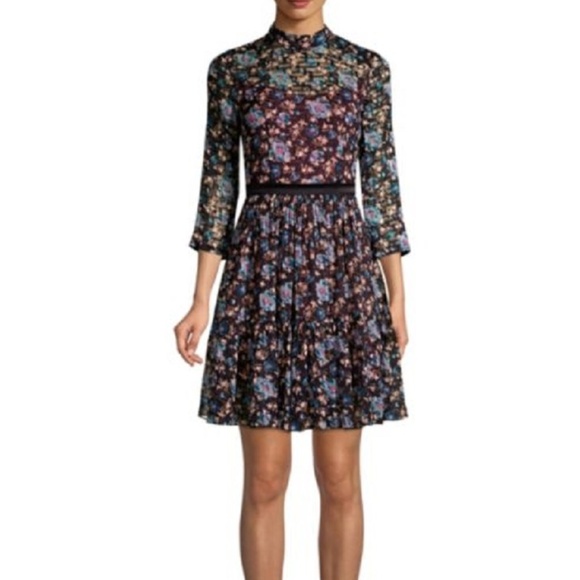 ***SOLD*** Rebecca Taylor Floral Solstice Dress - Picture 2 of 8